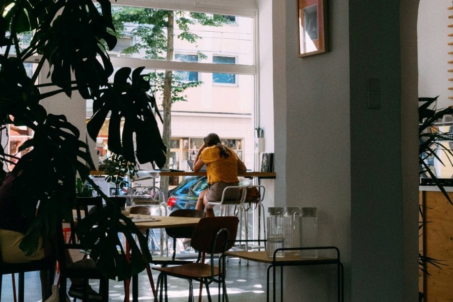 Loyal customer returns to her favourite café