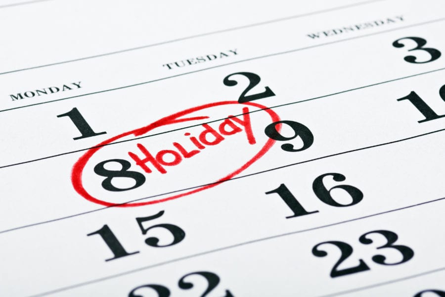 calendar with a date circled in marker